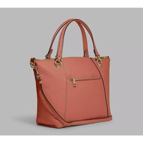 Coach Kacey Satchel Bag with crossbody strap light coral.  Beautiful - Picture 4 of 16